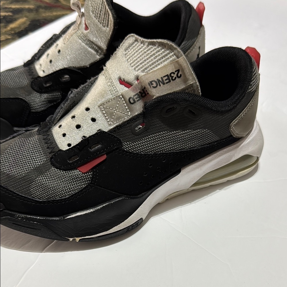 Boys Jordan Black and Gray Athletic Shoes - Picture 6 of 8